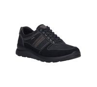Josef Seibel Marley 55 Men's Suede Low Shoe, Black Multi 102, 8 UK