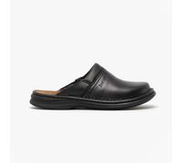 Josef Seibel Max Mens Leather Slip-On Mules Black