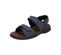 Josef Seibel Men Classic Sandals Rafe, Men´s Sandals,Width G (Regular),Hook-and-Loop Sandal,Sandal,Summer Shoe,Blue (Ocean/Schwarz),41 EU / 7 UK