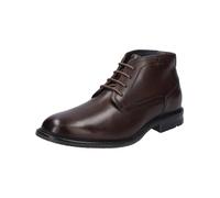 Josef Seibel Men Lace-up Ankle Boot Earl 04, Men´s Ankle Boots,Width G (Regular),Removable Insole,Short Boots,Brown (Cognac),41 EU / 7 UK