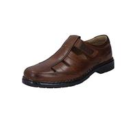 Josef Seibel Men Low Shoes with Hook-and-Loop Alastair 08, Men´s Low Shoes,Width K (Extra Wide),Removable Insole,Street Shoe,Brown (Cognac),42 EU / 8 UK