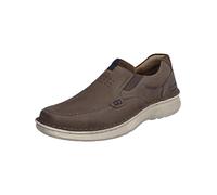 Josef Seibel Men Slippers Alan 01, Men´s Loafers,Width K (Extra Wide),Removable Insole,Leisure Shoes,Open wrap-up,Brown (Vulcano-Kombi),43 EU / 9 UK