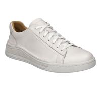 Josef Seibel Mens Men Sneaker Cleve 02 in white Leather - Size EU 42