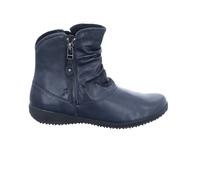 Josef Seibel Women Bootees Naly 24, Ladies Ankle Boots,Width G (Regular),Half Boot,Ladies Boots,Bootie,Gathered,Zipper,Blue (Ocean),39 EU / 6 UK