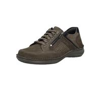 Josef Seibel New Anvers 02 Men's Leather Nappa Low Shoe, Granite Estate, 46 EU Weit