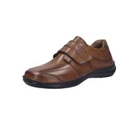 Josef Seibel New Anvers 02 Men's Velcro Shoes, Width K (Extra Wide), Interchangeable Footbed, Cognac, 9.5 UK