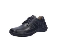 Josef Seibel New Anvers 08 Men's Comfortable Shoes, Width K (Extra Wide), Interchangeable Footbed, black, 10 UK