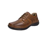 Josef Seibel New Anvers 08 Men's Comfortable Shoes, Width K (Extra Wide), Interchangeable Footbed, Cognac, 10 UK