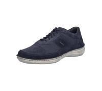Josef Seibel New Anvers 12 Men's Trainers Shoes, Width K (Extra Wide), Interchangeable Footbed, indigo, 10 UK