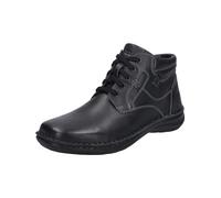 Josef Seibel New Anvers 35 Men's Lace-Up Ankle Boots, Width K (Extra Wide), Interchangeable Footbed, black, 10 UK
