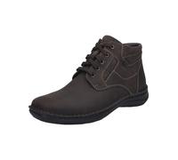 Josef Seibel New Anvers 35 Men's Lace-Up Ankle Boots, Width K (Extra Wide), Interchangeable Footbed, Moro, 11.5 UK