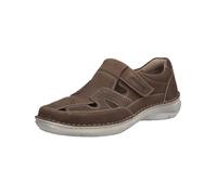 Josef Seibel New Anvers 81 Men's Velcro Shoes, Width K (Extra Wide), Interchangeable Footbed, brown, 8 UK