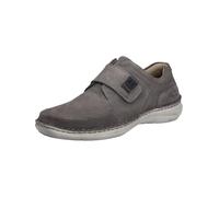 Josef Seibel New Anvers 83 Men's Velcro Shoes, Width K (Extra Wide), Interchangeable Footbed, Asphalt, 10.5 UK