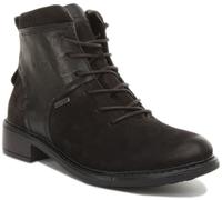 Josef Seibel Selena 50 Womens Lace Up Leather Ankle Boots In Black Size UK 3 - 8