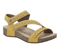 Josef Seibel Tonga 78 Womens Ladies Yellow Adjustable Wedge Sandals Sizes 4-8