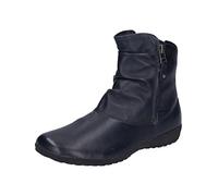 Josef Seibel Women Bootees Naly 24, Ladies Ankle Boots,Width G (Regular),Ladies Boots,Gathered,Zipper,Low Boots,Boot,Blue (Ocean),38 EU / 5 UK