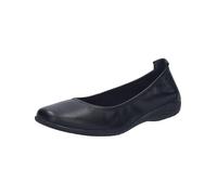 Josef Seibel Women Classic Ballet Flats Fenja 01, Ladies Ballet Flats,Width G (Regular),Flats,Summer Shoe,Slip-on,Black-Black,40 EU / 6.5 UK