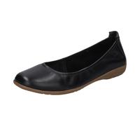 Josef Seibel Women Classic Ballet Flats Fenja 01, Ladies Ballet Flats,Width G (Regular),Sporty,Flats,Summer Shoe,Black-Black,45 EU / 10 UK