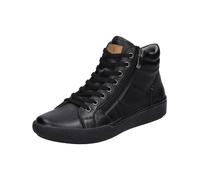 Josef Seibel Women High-Tops Claire 11, Ladies Trainers,Width G (Regular),Removable Insole,Laced Ankle Boots,Black-Black,42 EU / 8 UK