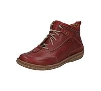 Josef Seibel Women Lace-up Ankle Boot Neele 52, Ladies Ankle Boots,Width G (Regular),Removable Insole,lace-up Boot,Red (Hibiscus),36 EU / 3 UK