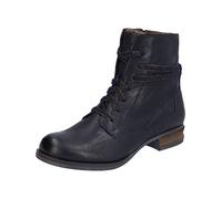 Josef Seibel Women Lace-up Ankle Boot Sanja 18, Ladies Ankle Boots,Width G (Regular),Removable Insole,Low Boots,Blue (Ocean),37 EU / 4 UK