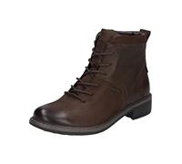 Josef Seibel Women Lace-up Ankle Boot Selena 50, Ladies Ankle Boots,Width G (Regular),Removable Insole,Waterproof,Brown (Moro),37 EU / 4 UK