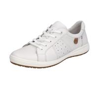 Josef Seibel Women Low-Tops Caren 01, Ladies Trainers,Width G (Regular),Removable Insole,Street Shoe,lace up Shoe,Leisure,White (Weiss),43 EU / 9 UK