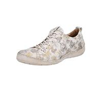 Josef Seibel Women Low-Tops Fergey 56, Ladies Trainers,Width G (Regular),Removable Insole,lace up Shoe,Sports Shoe,Beige (Creme-Multi),37 EU / 4 UK