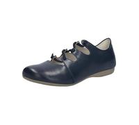 Josef Seibel Women Strappy Ballet Flats Fiona 04, Ladies Ballet Flats,Width G (Regular),Straps,Elastic Band,Fashionable,Blue (Ocean),44 EU / 9.5 UK