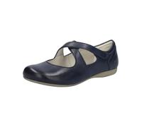 Josef Seibel Women Strappy Ballet Flats Fiona 72, Ladies Ballet Flats,Width G (Regular),Low Shoes,Summer Shoes,Flats,Blue (Ocean),37 EU / 4 UK