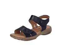 Josef Seibel Women Strappy Sandals Debra 58, Ladies Sandals,Width G (Regular),Comfortable,Flat,Sandal,Summer Shoe,Blue (Ocean),42 EU / 8 UK