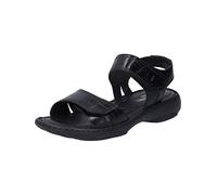 Josef Seibel Women Strappy Sandals Debra 58, Ladies Sandals,Width G (Regular),Comfortable,Sandal,Summer Shoe,Flat,Black (Schwarz),37 EU / 4 UK