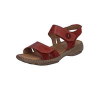 Josef Seibel Women Strappy Sandals Debra 58, Ladies Sandals,Width G (Regular),Sandal,Summer Shoe,Summer Sandal,Comfortable,Red (Rot),38 EU / 5 UK