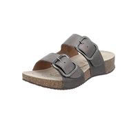 Josef Seibel Women Strappy Sandals Tonga 64, Ladies Sandals,Width G (Regular),Summer Sandal,Comfortable,Sandal,Flat,Grey (Anthrazit),41 EU / 7 UK