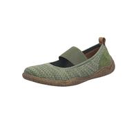 Josef Seibel Women's Classic Ballet Flats Wynona.07, Width G (Normal), Interchangeable Footbed, Green, 6 UK