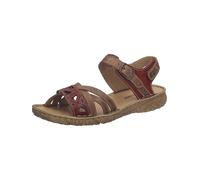 Josef Seibel Women's Classic Sandals Ivy.08, Width G (Normal), Red Combi, 6 UK