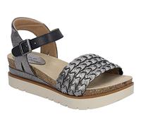Josef Seibel Women's Clea 16 Sandals, Platinum combi, 8 UK