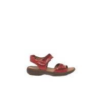 Josef Seibel Women's 'Debra 19' Leather Sandals in Red | Size: 4 Josef Seibel Red 4