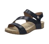 Josef Seibel Tonga 25 Womens Ladies Black Adjustable Wedge Sandals Sizes 4-9