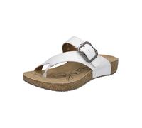 Women's Josef Seibel TONGA 77 Womens Toe-Post Sandals White - Size: 6