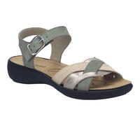 Josef Seibel Womens Women Sandal Ibiza 16 in green - Rose Leather - Size EU 38