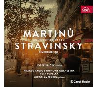Josef Spacek, Prague Radio Symphony Orchestra, Petr Popelka - Martinu Violin Concertos 1 & 2, Stravinsky Divertimento