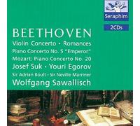Josef Suk - Beethoven, Mozart: Violin Concerto in D, Romances 1 & 2, Piano Concerto No.5 / Piano Concerto No. 20