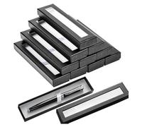 Joselin 10Pcs Empty Pen Gift Box with Clear Lid Pen Boxes Gift Empty Single Pen Case Pen Jewelry Ballpoint Pen Display Case