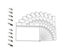 Joselin 4 x 3 Inches CDC Vaccination Card Protective Sticker Transparent PVC Cover, with Waterproof Type (10 Packs)