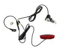 Joselin 6-60V Electric Bike Lights Headlight Taillight Speed Transmitter 180cm Cable for Tsdz2 Mid Drive Motor Bicycle Lamp