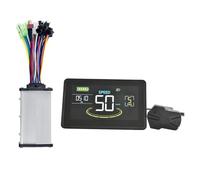 Joselin H6C Electric Bike LCD Display 24V-60V+36V 350W Sine Wave Controller Color Screen With USB UART For Electric Bike Replacement Parts (5PIN)