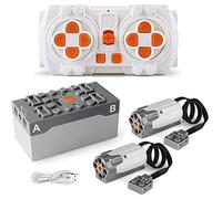 Josenidny 1 Set Function Motor App Remote Control Programming 2 Meduim Moter Set DIY Building Block for Children