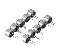 Josenidny 10 Pcs 9.7mm x 7mm 2 Pin MIC Capsule Capacitor to Electret Microphone