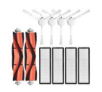 Josenidny 10 x Main Brush Side Brush Filters for 1C STYTJ01ZHM Robot Vacuum Cleaner Parts Accessories
